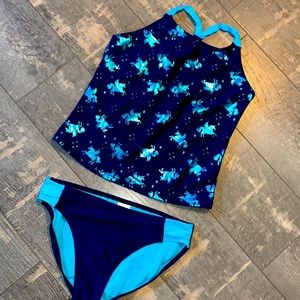 Girl’s size 10-12 plus unicorn tanking swimsuit